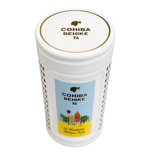 COHIBA SİLİNDİR SERAMİK WHİTE HUMİDOR CMT007