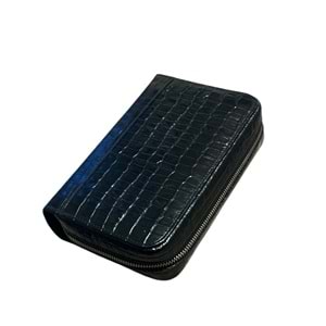 PURO ART SEYAHAT HUMİDORU BLACK CROCO 100.412 NG (Made İn Spain)(Hakiki Deri)