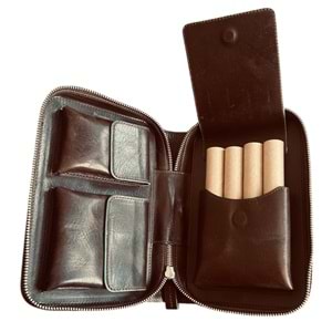 PURO ART SEYAHAT HUMİDORU BROWN 190.412 B. RJ (Made İn Spain)(Hakiki Deri)