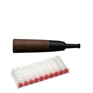 DENİCOTEA TOSCANELLO CİGARELLO 12mm AHŞAP PURO AĞIZLIĞI 30302