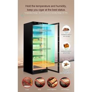 RACHİNG ELEKTRONİK HUMİDOR MON2800A SİYAH
