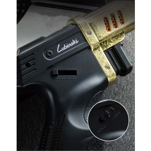LUBİNSKİ TEK TORCH PURO ÇAKMAĞI BLACK-GOLD