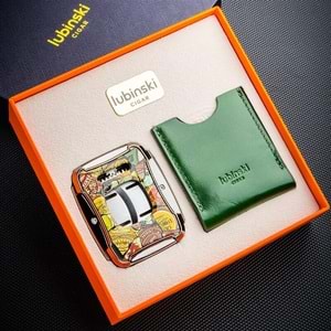 LUBİNSKİ HABANA CUBA KILIFLI KARE PURO MAKASI (60Ring)