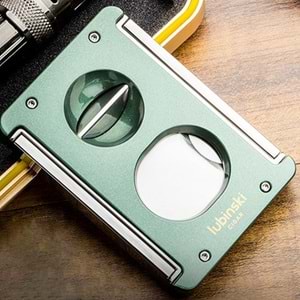 LUBİNSKİ SEHPALI-DELİCİLİ LAZER BIÇAK DOUBLE CUTTER GREEN PURO KESİCİ YJA-30033-GN