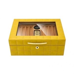 LUBİNSKİ CAMLI DERİ YELLOW HUMİDOR YJA-60011-YL
