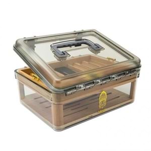 LUBİNSKİ DIŞI ŞEFFAF PLEXİ İÇİN SEDİR HUMİDOR 50s