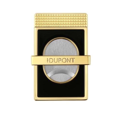 S.T. DUPONT CC SLİM COHIBA 60 BLACK/GOLDEN CİGAR CUTTER
