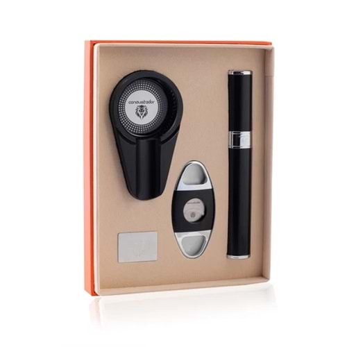 CONQUİSTADOR PURO SETİ BLACK/SİLVER