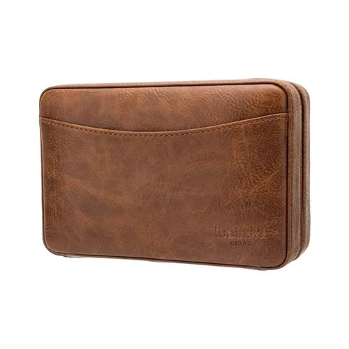 LUBİNSKİ ÇAKMAK SETLİ SEYAHAT HUMİDOR YJA-50023-BN