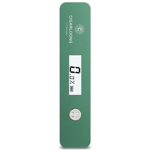 CİGARLOONG GREEN HUMİDİMETER DİGİTAL DEDECTÖR PURO İÇİ NEM ÖLÇER