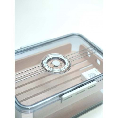 PURO MARKET DIŞI ŞEFFAF PLEXİ İÇİN SEDİR HUMİDOR 50s