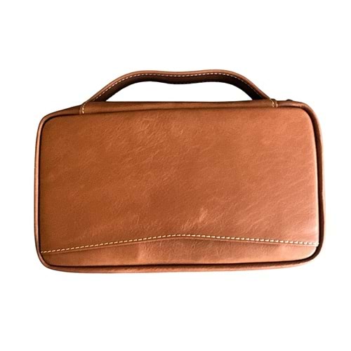 PURO ART SEYAHAT HUMİDORU BROWN 500.410 BRU (Made İn Spain)(Hakiki Deri)