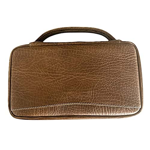 PURO ART SEYAHAT HUMİDORU BROWN 350.410 CQ (Made İn Spain)(Hakiki Deri)