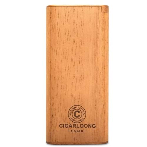 CİGARLOONG SEDİR AĞAÇ NATURAL PURO KILIFI 58 RİNG 3 LÜ