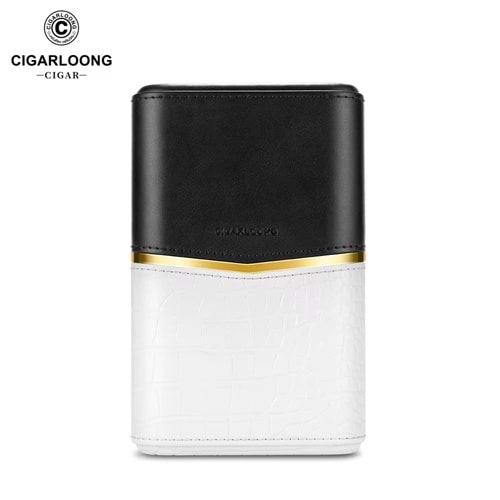 CİGARLOONG RETRO PURO KILIFI ALLİGATOR WHİTE 58 RİNG 3 LÜ