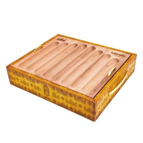LUBİNSKİ PURO SUNUM TEPSİSİ VE HUMİDOR YELLOW