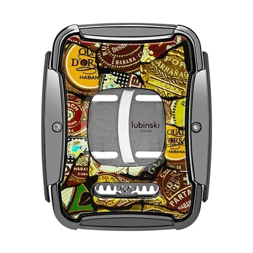 LUBİNSKİ HABANA CUBA KILIFLI KARE PURO MAKASI (60Ring)