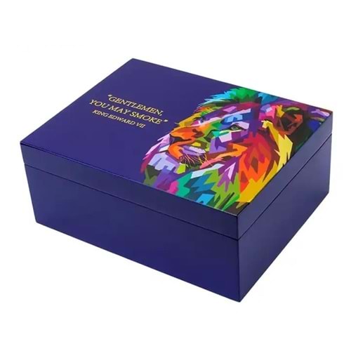 LUBİNSKİ LİON BASKILI LAKE HUMİDOR 50s