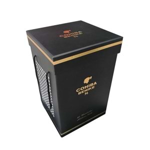 COHIBA SİLİNDİR SERAMİK BLACK HUMİDOR CMT006